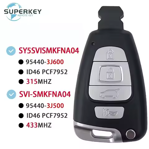 SUPERKEY For Hyundai Veracruz 95440-3J500/ 95440-3J600 Remote Control Car Key Fob ID46 PCF7952 Chip 