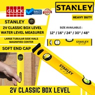 Stanley Spirit Level 2V Classic Box spirit level STANLEY SPIRIT LEVEL ORIGINAL QUALITY Timbang air s