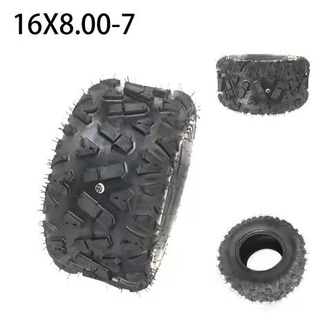 Hot Sale Good Quality 16x8.00-7 Vacuum Tyre ATV Tire Fit for ATV 50CC,90CC,70CC,110CC,125CC Outer Ty