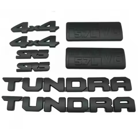 8pcs for Toyota TUNDRA covered vehicle label Tundra pickup truck SRS 4X4 V8 5.7 limited off-road mod
