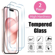 2 cái kính cường lực cho iPhone 11 12 13 14 15 Pro XR x XS Max vỏ bảo vệ màn hình cho iPhone 15 14 1