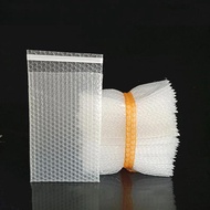 Original 100pcs Transparent double sided thicken Bubble bag Ziplock packaging self-adhesive express 