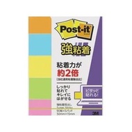 3M Post-it 700SS-NE強力黏貼螢光5色報事貼 - 50x15mm (90張x5色)