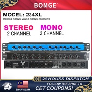 BOMGE DBX 234XL stereo 2 way, mono 4 way crossover dengan konektor XLR  Pembatas Crossover BARU dua 