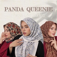 PANDA QUEENIE TUDUNG  BAWAL PRINTED TUDUNG BAWAL CORAK PRINTED HIJAB COTTON VOILE PRINTED BAWAL NEW 