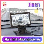 Car Monitor 7 inch TFT LCD Screen 2-Way video Input 12V, 24V, PAL/NTSC Display for Security Surveill
