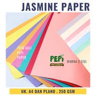 TOKOMAWARYELLOW [5 Sheets] Jasmine Paper 250 GSM A4 & [1 Sheet] Jasmine Paper 250 GSM Plano