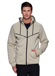 RBX Active Men's Athletic Fleece Full Front Zip Up Hooded Sweatshirt Hoodie