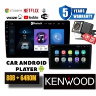 🔥 BEST SELLER KENWOOD Style Android Player 9"10"INCH Quad Core Car Multimedia MP5 Player WiFi