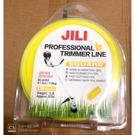 JAPAN ZENOAH JILI HEAVY DUTY PROFESSIONAL TRIMMER LINE NYLON STRING (1LB) (67METER) SQUARE 2.4MM