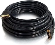 C2G 41232 Pro Series Single Link DVI-D Digital Video Cable M/M, In-Wall CL2-Rated, Black (15 Feet, 4