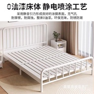 Simple Iron Art Bed Nordic Style Bed1.5Iron Bed Double Bed1.0m Modern Rental Iron Frame Bed1.8Single