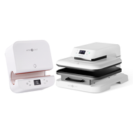 HTVRONT 2-in-1 Heat Press Machine Combo 38cm x 38cm Auto & Auto Tumbler Press 220V for T-Shirts HTV 