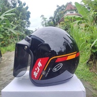 Helm Bogo Retro GL Series Honda Gank Original Sni