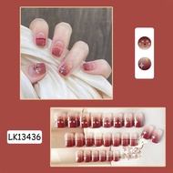 3D waterproof nail art false nails (24pcs)