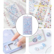 MEN Waterproof Cartoon 3D Stickers 3D Animal Sticker for Decorating Planner Pen Case