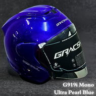 Gracshaw G919i Glazzo Mono Plain Colour Helmet G919i same like ARC Ritz Helmet ACES R2 HELMET
