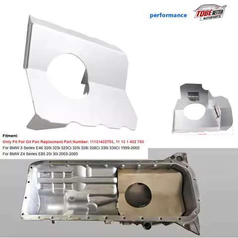 M54 M52TU Oil Pan Baffle For BMW 3 Series E46 320i 323i 323Ci 325i 328i 328Ci 330i 330Ci 1999-2005 Z