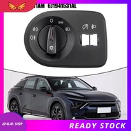 [ap4l43.] Car Headlight Control Switch Headlight Switch with Fog Light 6J1941531AL 6J1941531J 6J1941