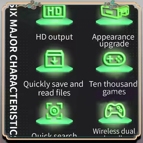 A46M-Y7 Video Game Console 64G+256G 12000 Games Retro Handheld Game Console Wireless TV Game Player 