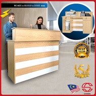 Cassa Reception Table / Cashier Counter Table / Modern Front Desk Office / Bar Counter Cabinet Simpl