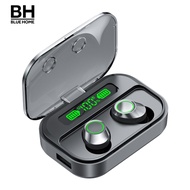 True Wireless Earbuds with Advanced Technology Wireless Earphones with Automatic Pairing Waterproof Wireless Earbuds with Led Display and Noise Cancelling for Sports