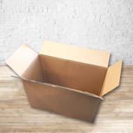 42(W) x 20.5cm(L) x 27cm(H)-Corrugated Box | Empty Packing box | Brown Carton Packaging Box | Kotak Kurier