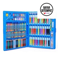 PROMO Crayon Lengkap 1 set isi 150 PCS PENSIL WARNA 1SET - PENSIL WARNA SET CRAYON COLOURING SET 150