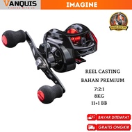 Reel Pancing Casting BC Vanquis Imagine 8kg 11+1 BB 7:2:1 Premium
