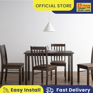 KLSB 1+4 Dining Set / Set Meja Kerusi Makan / Dining Table Chair /Eating Table Set / Meja makan 4+1 