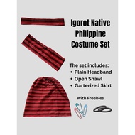 Female Igorot Native Philippine Costume Set For Adult XS-3XL Cosplay Costume Adult