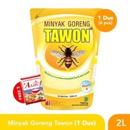 Rose Brand -Bundle Minyak Goreng Tawon 2L (1 Dus) + Gratis (3 Pcs) Msg