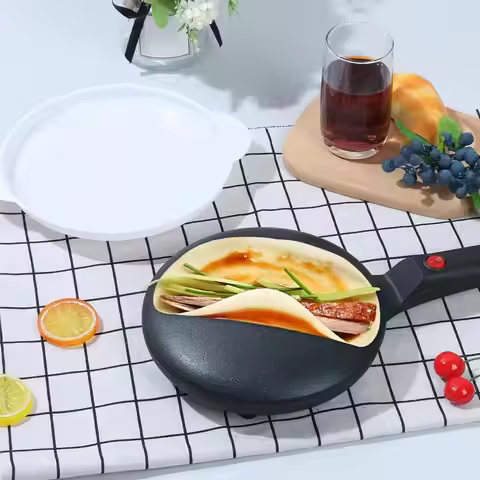 Electric Pancake Maker 600W Handheld Pancake Maker 7.87 In Thermostatic Control Non-stick Pancake Co