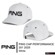 PING CAP PERFORMANCE 251 2025 PING CAP MEN หมวกกอล์ฟ หมวกกีฬาผู้ชาย