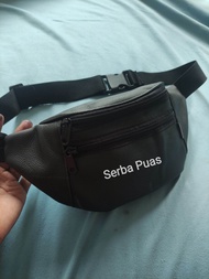 Tas Selempang Pria kulit asli sapi waistbag Gratis Ongkir Tas Sapi Waistbag selendang pinggang origi