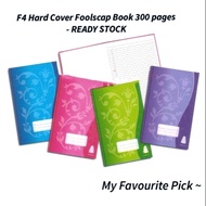 F4 Hard Cover Foolscap Book 300 pages -