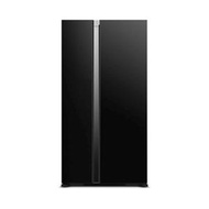 HITACHI 595L SIDE BY SIDE FRIDGE R-S700PMS0-GBK (GLASS BLACK)