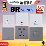 IMITOS SWITCH SWITCHES SOCKET 1/2/3/4 GANG 1/2/3/4 WAY TV TEL BELL UNIVERSAL ZENSO T&J SCHNEIDER SUI