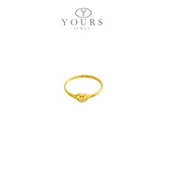 Yours Jewel 916 Gold Crystal Ring