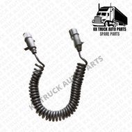 TRAILER 7 COIL WIRE /TRAILER CABLE COILED CABLE 7 PIN