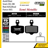 Galfer Semi-metallic Avid Elixir 1 2 3 5 7 / Sram XX. X0. X7. X9. DB, TL, Red AXS, Rival AXS, Force 