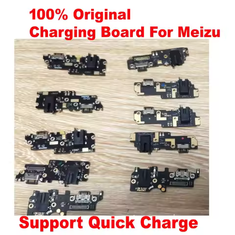 Original Full IC Microphone USB Plug Fast Charging Port Charge Board Flex Cable For Meizu 15 16th 16