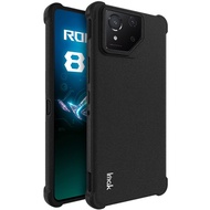 สำหรับ Asus ROG Phone 8 / Phone 8 Pro Imak ถุงอากาศกันกระแทกเคสโทรศัพท์ TPU (สีดำด้าน)