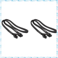 [R Q M U] 2X GPU PCIe 8PIN to 8PIN (6+2)Pin Power Supply Cable for   A850GL ATX3.0 A750GL ATX3.0 A85