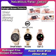 Michael Kors Watch Smart Watch 38mm/39mm/40mm/41mm/42mm/43mm Hydrogel Screen Protector