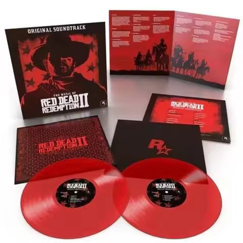 The Music of Transparent Glue 2LP Vinyl Black vinyl records and red vinyl records