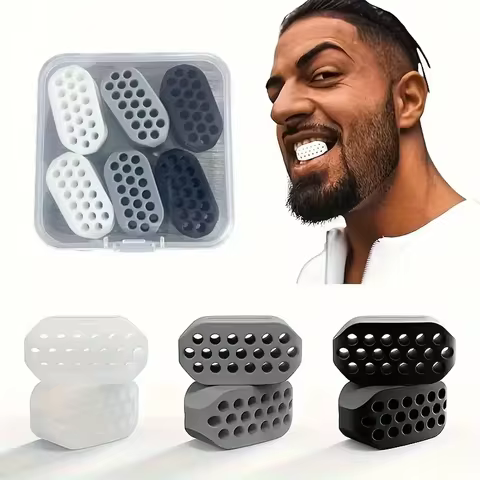 Dropshipping Facial Jaw Exerciser Gym Fitness Ball JawLine Muscle Training Double Chin Reducer Neck 