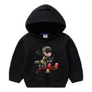 Ejen Ali เสื้อฮู้ดการ์ตูนสำหรับเด็ก,เสื้อฮู้ดการ์ตูนสำหรับเด็กผู้ชายและแจ็คเกตเด็กผู้หญิง