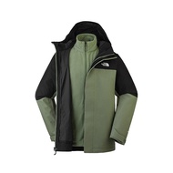 THE NORTH FACE Men's Sangro Fleece Triclimate Jacket AP - Bark Mist x Black