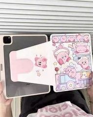 星之卡比  Apple iPad 10 iPad 9 Air 5 Air 4 Pro 12.9 Pro 11 mini 6 iPad 8 iPad 7 mini 5 Air 3 Air 2 pro 10.5 pro 9.7  ipad 5 iPad 6 iPad 4 iPad case 保護套 平板保護套 ipad套 ipad殼 鋼化膜 類紙膜